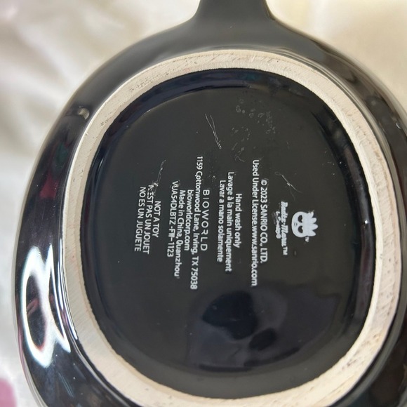 New Badtz-Maru Large Sculpted Hello Kitty Friend Coffee Mug By Sanrio. - Picture 6 of 8